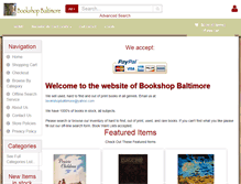 Tablet Screenshot of bookshopbaltimore.com